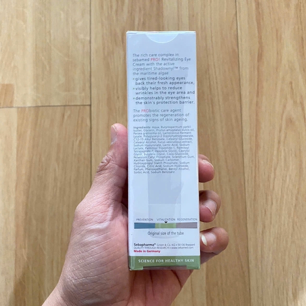 Kem dưỡng da vùng mắt Sebamed Pro Revitalizing Eye Cream 15ml