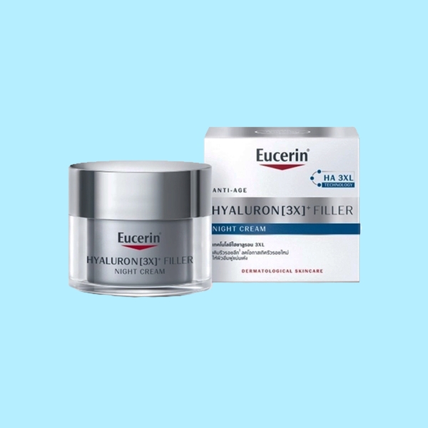 Kem dưỡng chống nhăn ban đêm Eucerin Hyaluron 3x Filler Night Cream 50ml