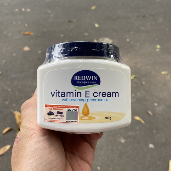 [Tem cty] Kem dưỡng phục hồi Redwin Body Lotion Vitamin E, EPO 300g - cấp và khóa ẩm, tái tạo phục hồi da