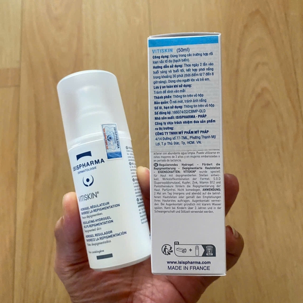 Kem hỗ trợ da bạch biến ISIS Pharma Vitiskin 50ml