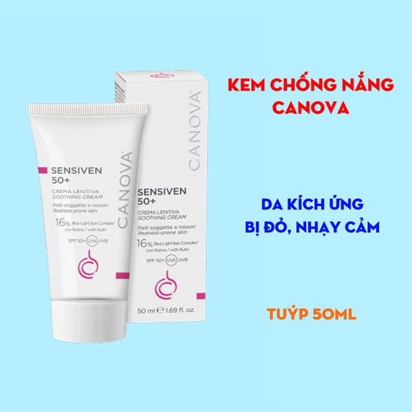 Kem làm dịu da ban ngày Canova Sensiven 50+ Soothing Cream 50ml