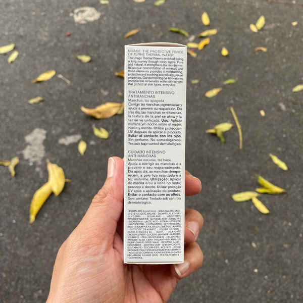 Kem giảm thâm sạm, đốm nâu Uriage Depiderm Soin Intensif Anti taches 30ml