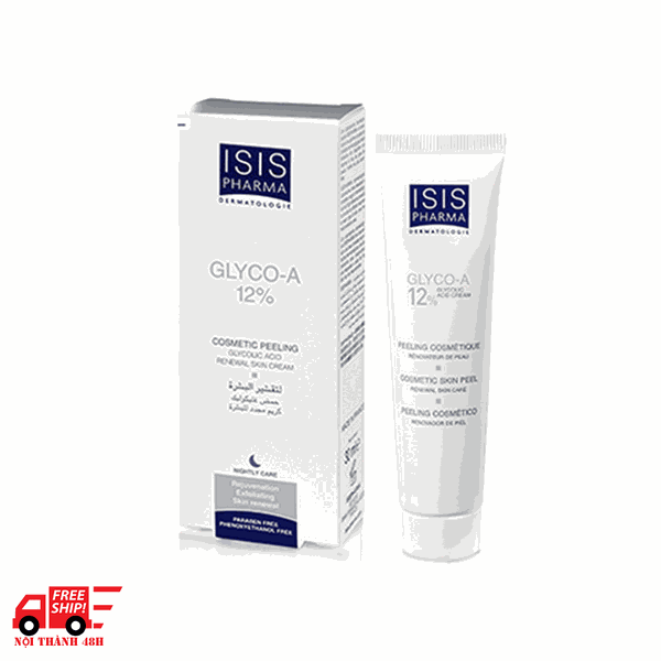 Kem tẩy tế bào chết peeling, trẻ hóa da ISIS Pharma Glyco-A Medium Peeling 10% 30ml
