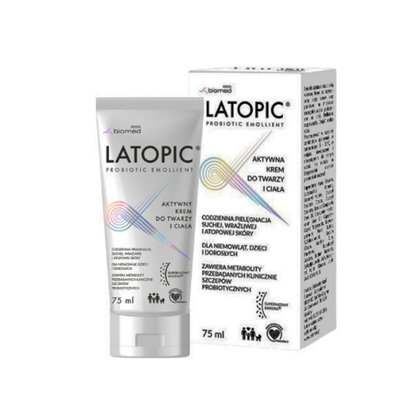 Kem dưỡng ẩm Latopic Face Body Cream 75ml - dịu ngứa da nhạy cảm