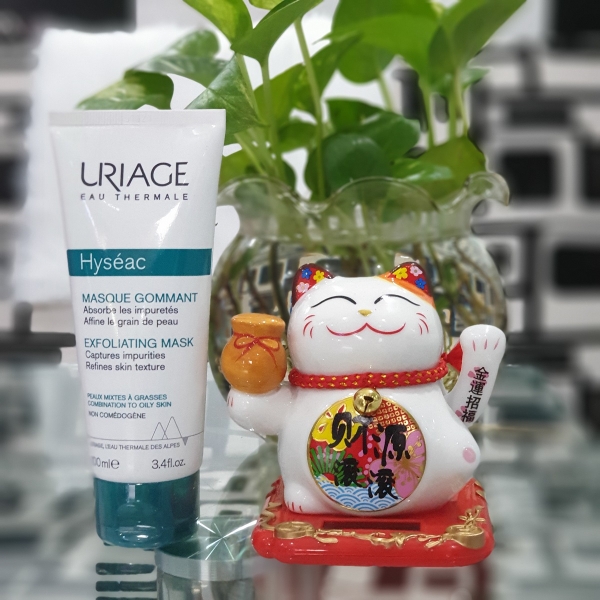 Mặt nạ, tẩy tế bào chết cho da dầu, mụn Uriage Hyseac Masque Gommant 100ml