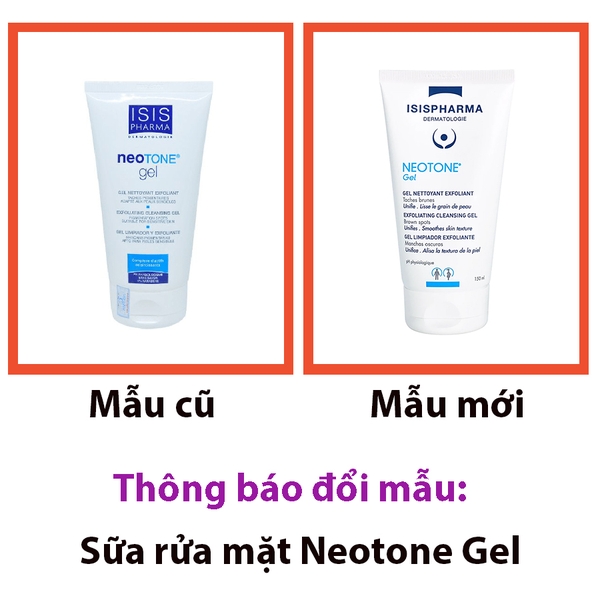 Gel rửa mặt trắng sáng da ISIS Pharma Neotone Gel 40ml