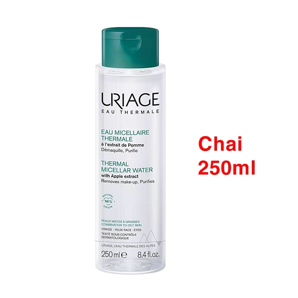 Nước tẩy trang Uriage Eau Micellaire Thermale PMG 250ml - cho da dầu, da hỗn hợp