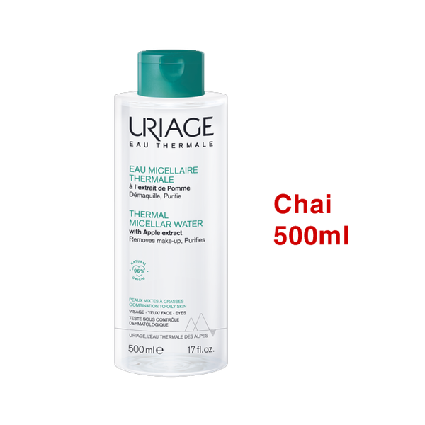 Nước tẩy trang Uriage Eau Micellaire Thermale PMG 250ml - cho da dầu, da hỗn hợp