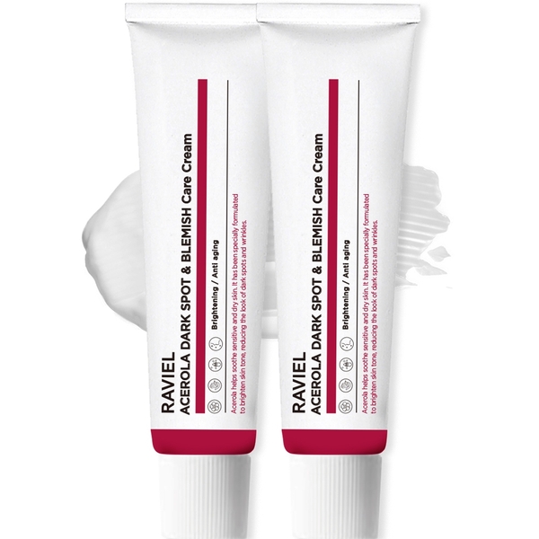 Kem dưỡng trắng giảm thâm nám, tái tạo da Raviel Acerola Dark Spot Blemish Care Cream 50ml
