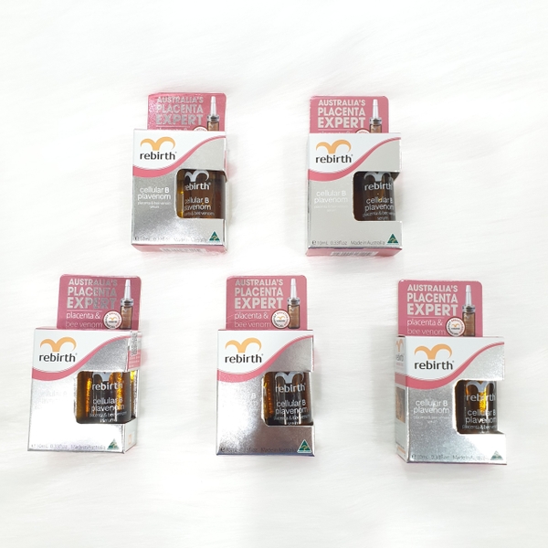 Serum tế bào gốc Nhau thai cừu và Nọc ong Rebirth Cellular B Plavenom 10ml (RM21)