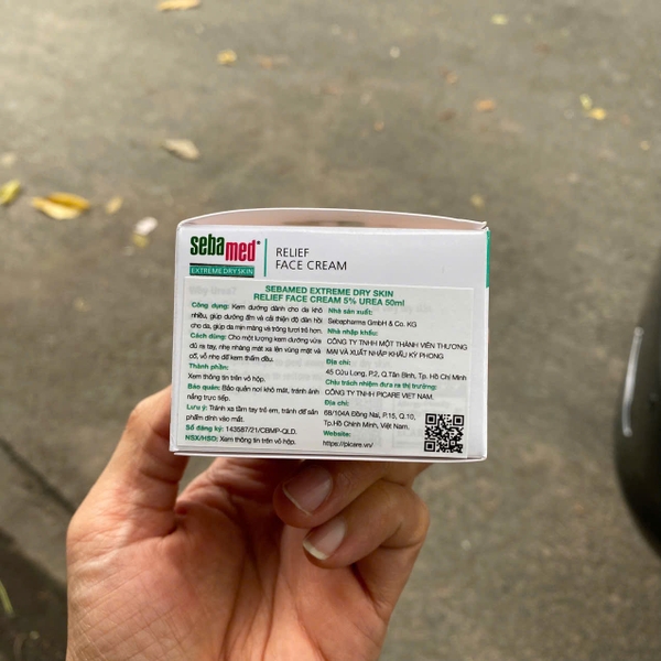 Kem dưỡng ẩm, làm dịu, phục hồi Sebamed Extreme Dry Skin Relief Face Cream 50ml - da khô, da cơ địa
