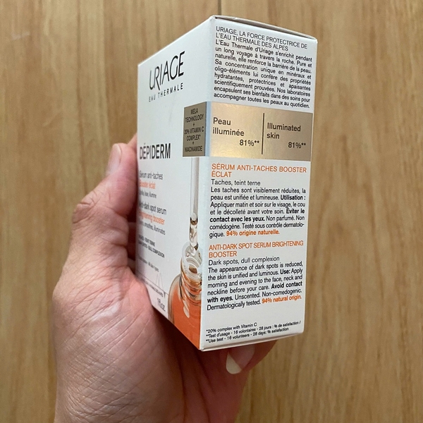 Serum Giảm Nám, Sạm Và Mờ Dấu Hiệu Lão Hóa Uriage Depiderm Anti Dark Spot Serum Brightening Booster 30ml