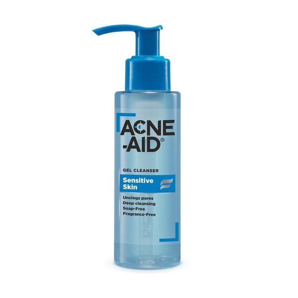 Sữa rửa mặt Acne Aid Gel Cleanser Sensitive Skin 100ml - dành cho da nhạy cảm bị mụn