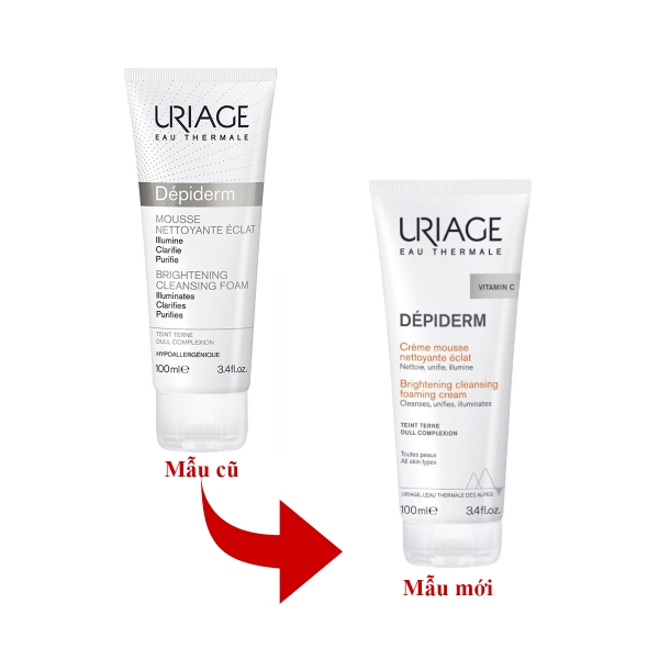 Sữa rửa mặt Depiderm White Mousse Nettoyante EClat 100ml - sáng da, mờ nám