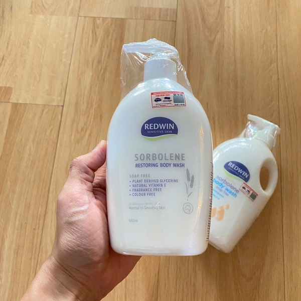 Sữa tắm Redwin Sorbolene body Wash With Vitamin E 500ml - làm sạch và cân bằng độ ẩm