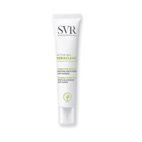 Kem làm giảm mụn và làm sạch dầu nhờn cho da nhờn mụn SVR Sebiaclear Active 40ml