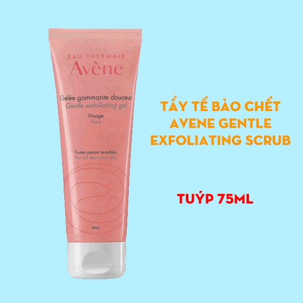 Tẩy tế bào chết Avene Gentle Exfoliating Scrub 75ml - êm dịu cho da nhạy cảm