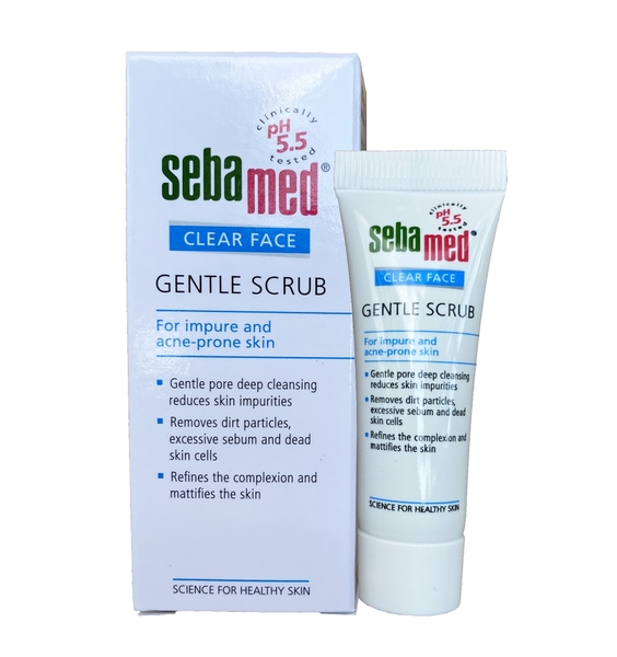[Mini size] Tẩy tế bào chết Sebamed pH5.5 Clear Face Gentle Scrub 10ml
