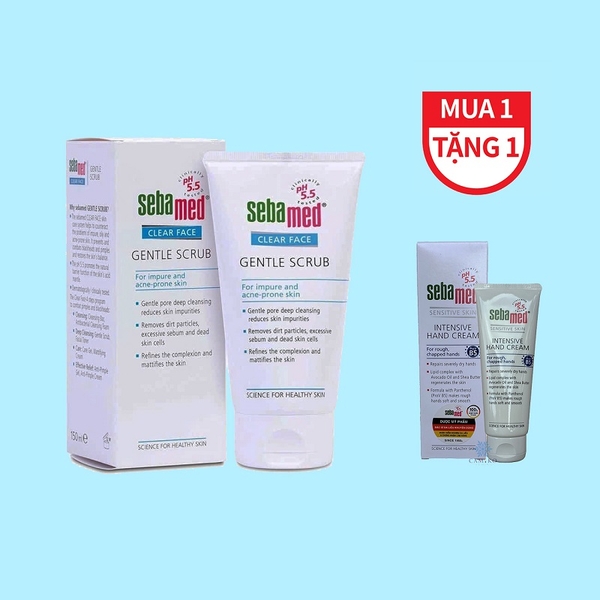 Tẩy tế bào chết Sebamed pH5.5 Clear Face Gentle Scrub 150ml