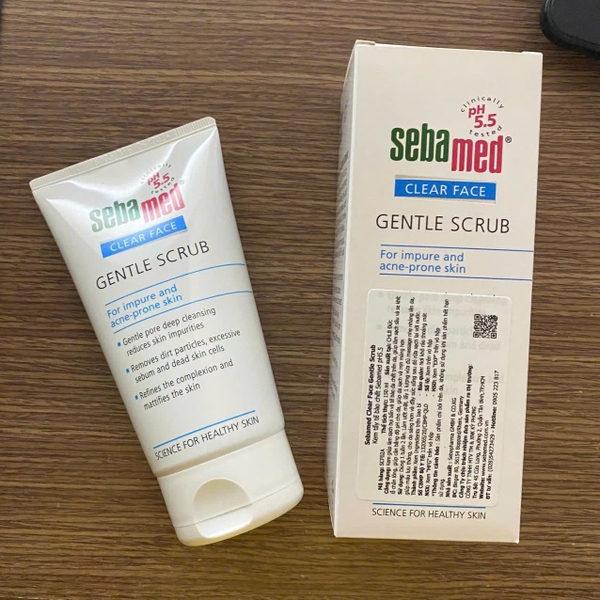 Tẩy tế bào chết Sebamed pH5.5 Clear Face Gentle Scrub 150ml