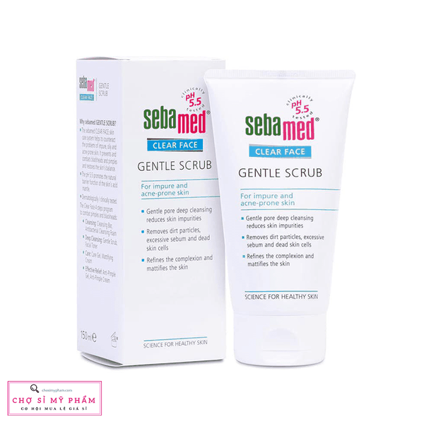 Tẩy tế bào chết Sebamed pH5.5 Clear Face Gentle Scrub 150ml