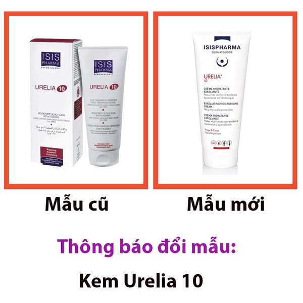 Kem cho da kích ứng, tăng sừng vảy nến, da tiết bã ISIS Pharma Urelia 10 150ml