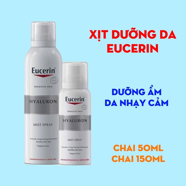 Xịt dưỡng da Eucerin Hyaluron Mist Spray 50ml