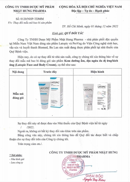 Kem dưỡng ẩm Latopic Face Body Cream 75ml - dịu ngứa da nhạy cảm