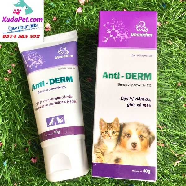 ANTI DERM - Thuốc đặc trị viêm da, ghẻ, xà mâu