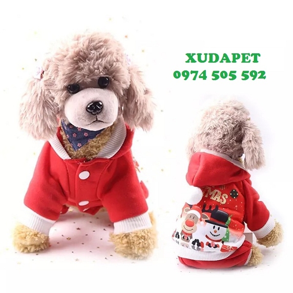 Áo hình chibi mừng Giáng Sinh an lành Xudapet