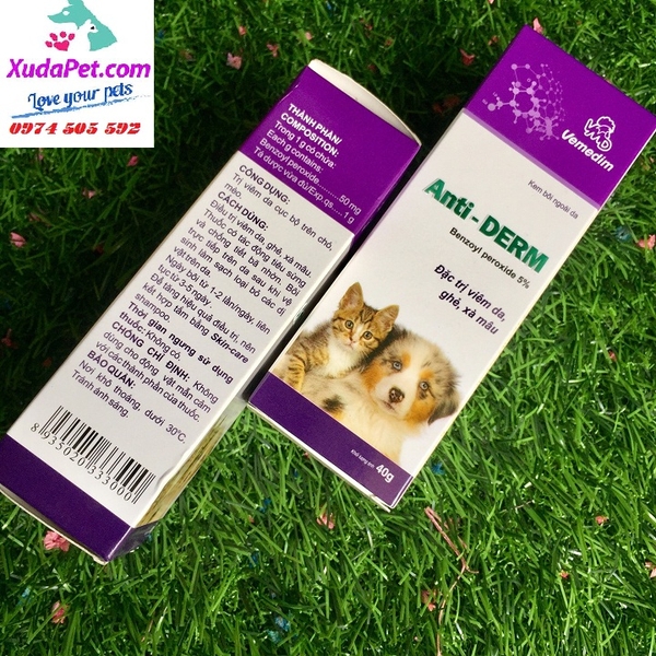 ANTI DERM - Thuốc đặc trị viêm da, ghẻ, xà mâu