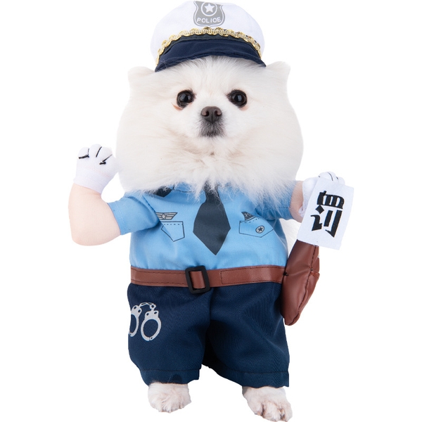 ÁO COSPLAY CẢNH SÁT TRUNG CHO CHÓ MÈO - SP007337