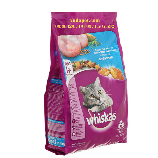 Thức ăn cho mèo lớn Whiskas vị cá thu - SP005307
