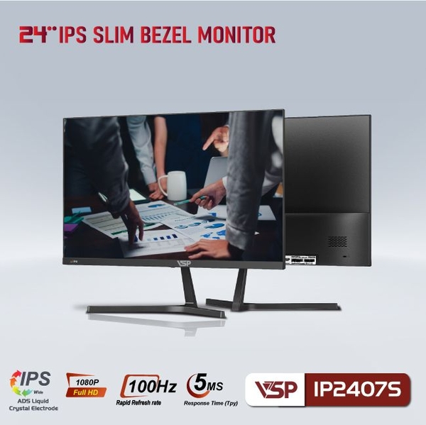 MÀN HÌNH VSP IPS 24INCH TRÀN VIỀN IP2407S