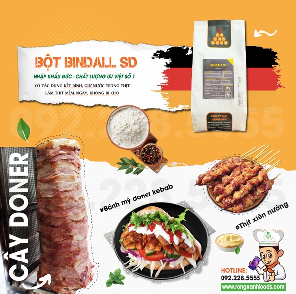 Bột Bindall SD được sản xuất bởi Lay Gewürze Đức