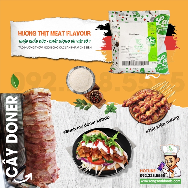 MEATFLAVOUR 330227 - HƯƠNG THỊT BỘT NHẬP KHẨU ĐỨC