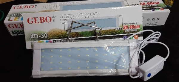 Đèn máng Gebo 3 màu, đèn led trang trí bể cá,tạo hình ảnh sống động màu sắc cho bể cá