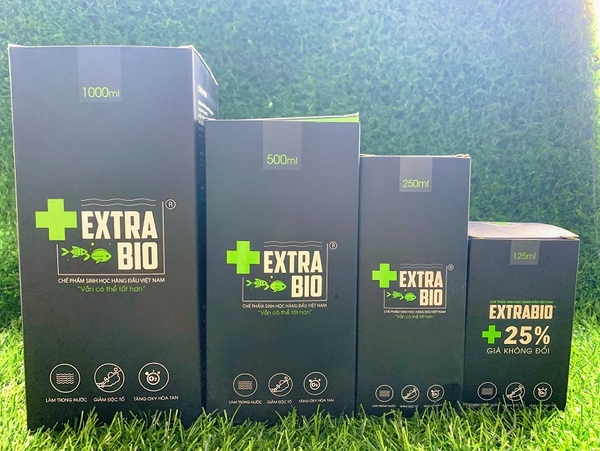 Men vi sinh Extra Bio 500ml,1000ml làm trong nước bể cá, tạo môi trường vi sinh tốt cho cá phát triển