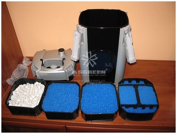 Lọc thùng Atman DF500, DF 700, DF1300 dùng cho bể cá từ 50-150cm, máy lọc bể cá, lọc sạch bụi bẩn, khử mùi hôi tanh