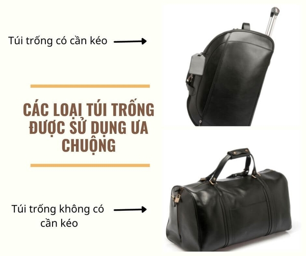 các loại túi trống được ưa chuộng