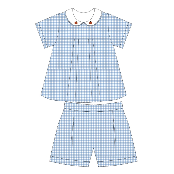 Embroidered Girl set design Bunniti BNGS298