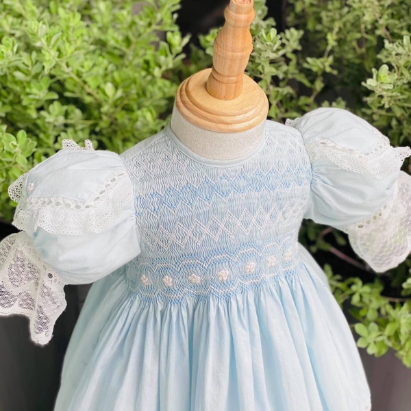 Hand Smocked Heirloom Dress Bunniti BHE2695