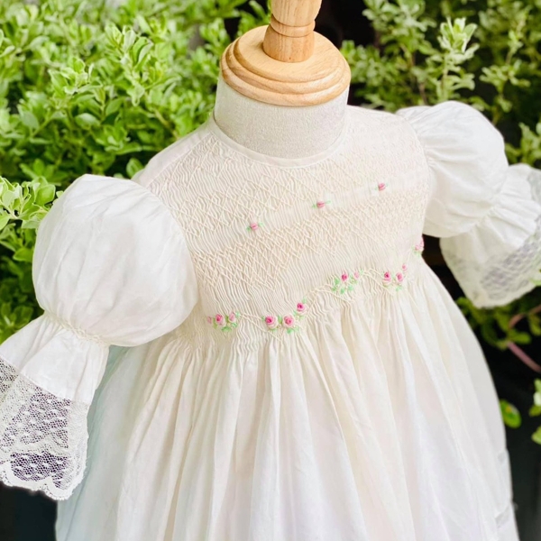 Hand Smocked Heirloom Dress Bunniti BHE2693