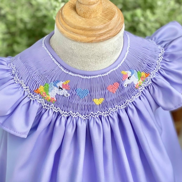 Hand smocked dress Bunniti BN263