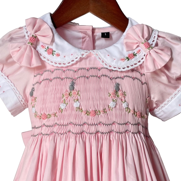 Hand smocked dress Bunniti BND213