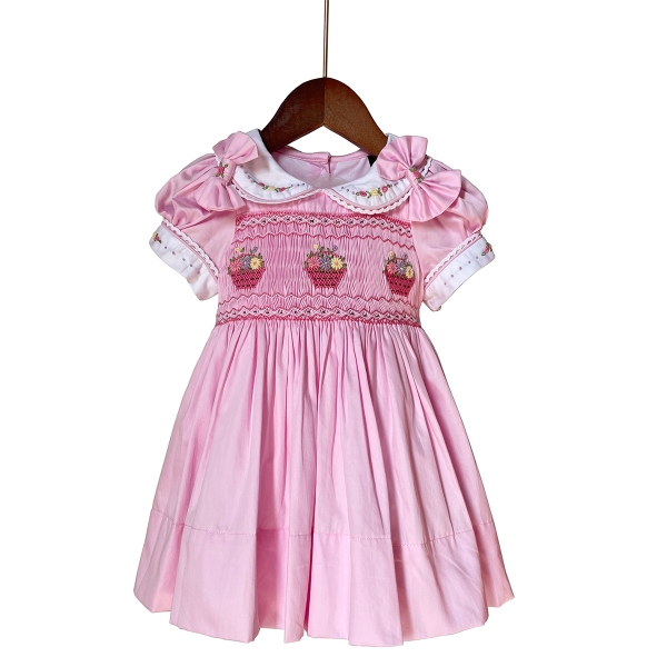 Hand smocked dress Bunniti BND214
