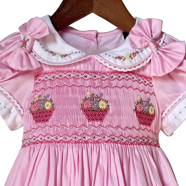 Hand smocked dress Bunniti BND214