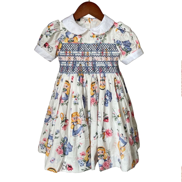 Hand smocked dress Bunniti BND219