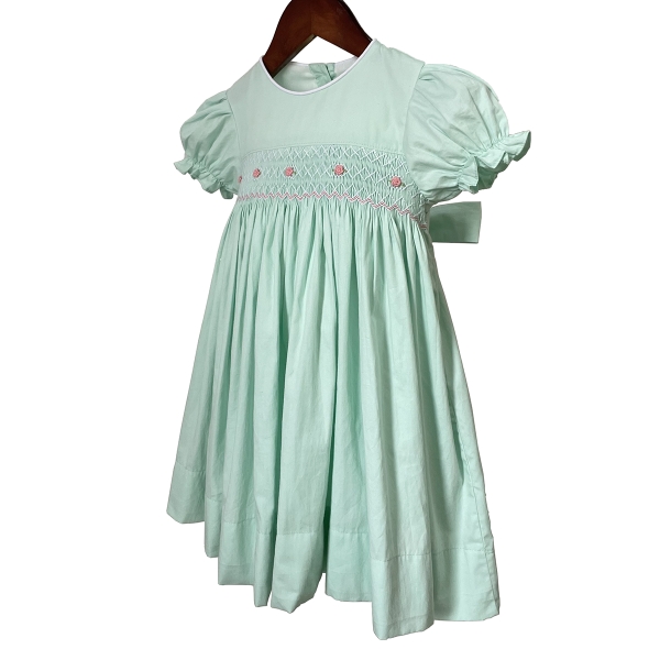 Hand smocked dress Bunniti BND224