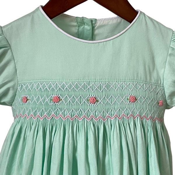 Hand smocked dress Bunniti BND224